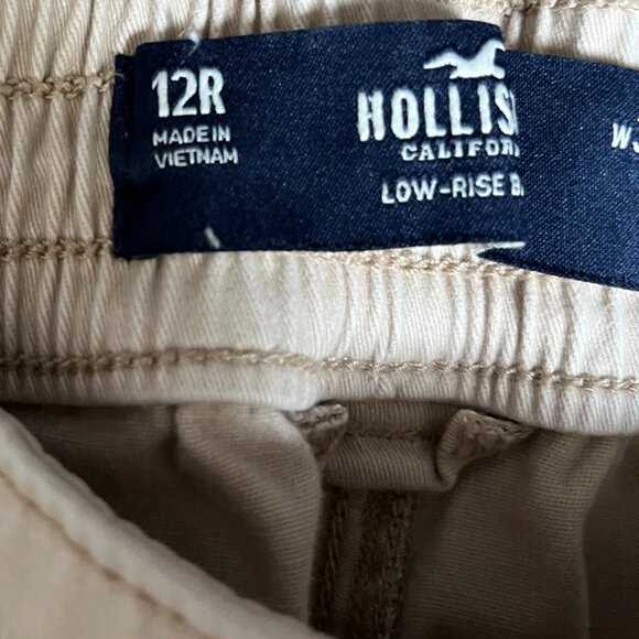 Hollister Blue and Beige Cargo Pants - Picture 4 of 7